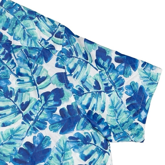 Tommy Bahama Coconut Point Island Zone Camp Shirt Mens 1XLB Jungle Grove Coolmax - Picture 8 of 11